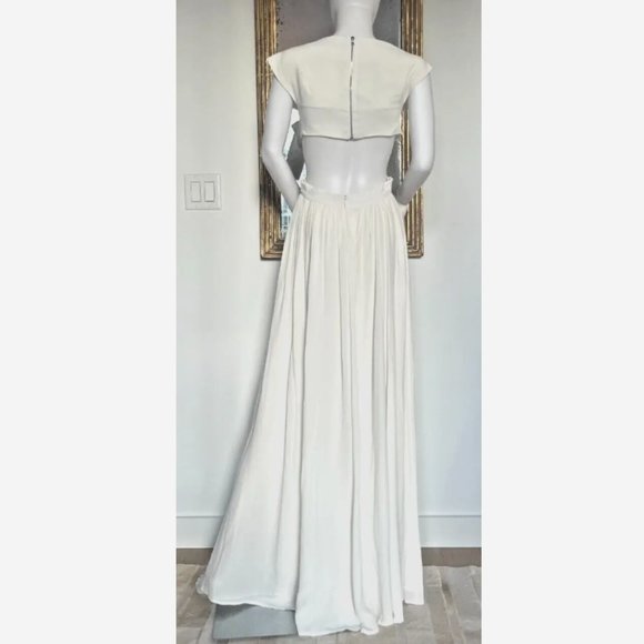 NWOT Proenza Schouler Ivory Gown Small Romantic Flowing Wedding Dress - Picture 6 of 13
